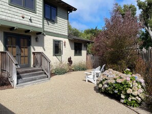 Terrace/patio - Spacious home in Carmel: one mile to downtown.  (Carmel-By-The-Sea)