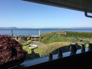 Interior - Waterfront - Low bank sandy beach...walk to the Point No Point Lighthouse (Hansville)