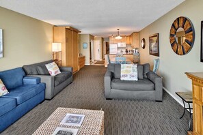 TV, fireplace, offices