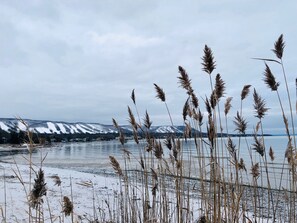 Vlak bij het strand