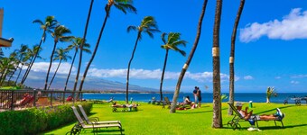 Oceanfront Condo på Sugar Beach Resort-fantastiske solnedganger og Beach Front
