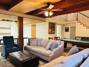 TV, fireplace, DVD player, ping pong - Back Your Boat Into Center Hill Lake From Our Home!  Swim, Fish, Hunt, Relax! (Baxter)