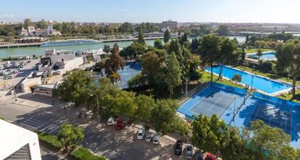 Parvi, josta on upeat näkymät Sevillan keskustaan