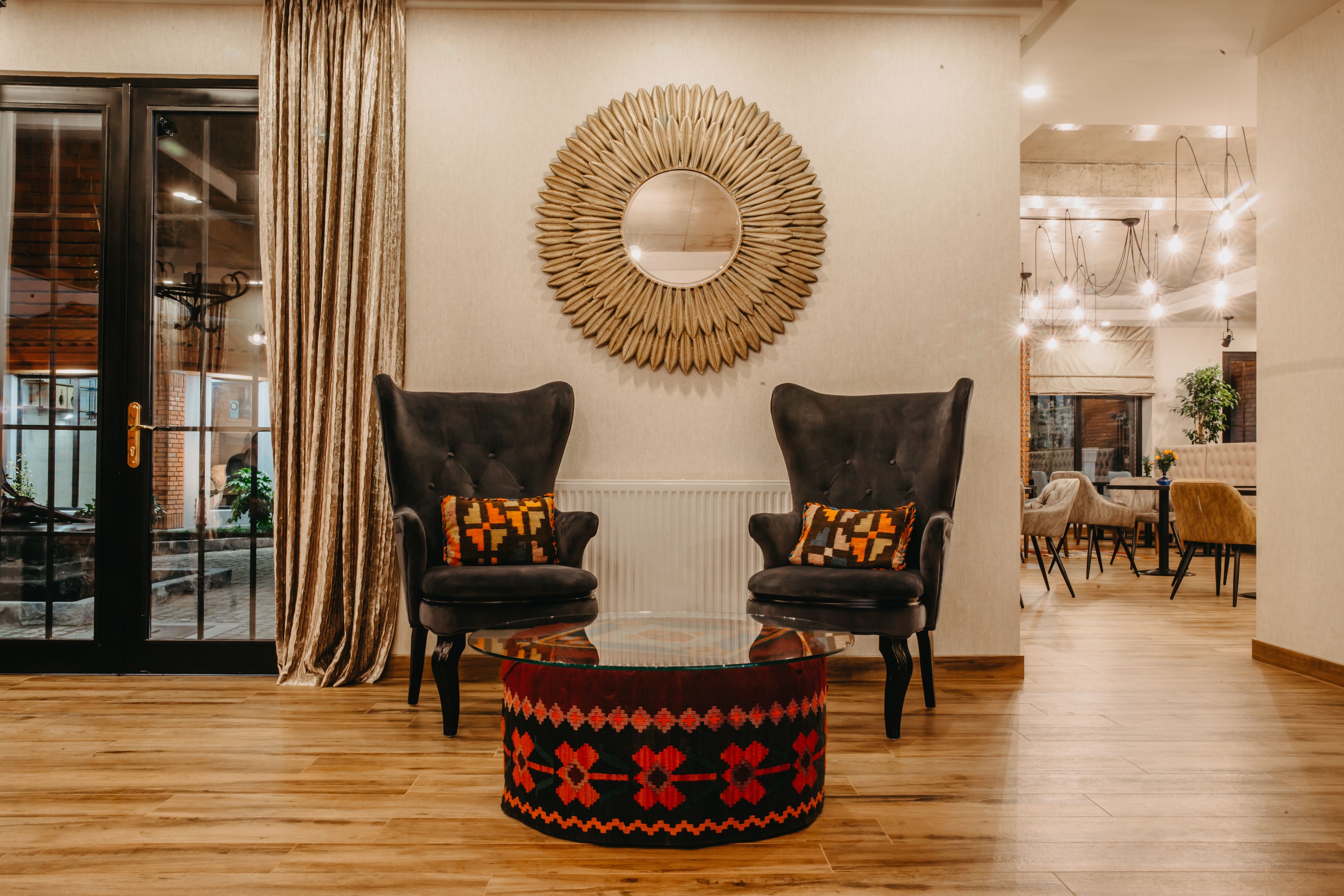 Sala de estar en el lobby