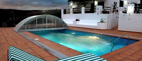 Indoor pool, outdoor pool