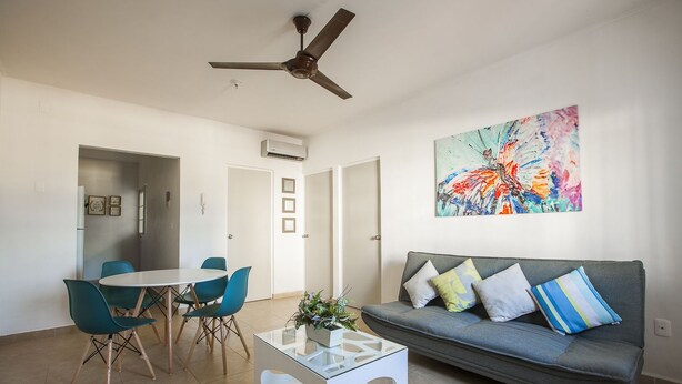 Apartment, Multiple Beds, Non Smoking | Living area - Departamento Paraíso Real Ibiza (Playa del Carmen)