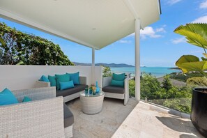 Terrace/patio - NEW! CARPE DIEM - Perfect Sunset and Beachside Panorama, 200m walk to the Beach  (Ko Samui)