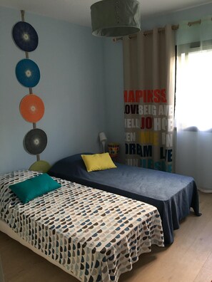 2 chambres, fer et planche à repasser, Wi-Fi