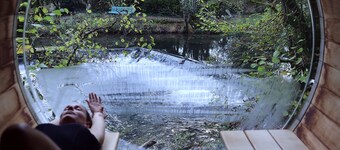 The Cube is a very private spot for an unforgettable experience by the riverside