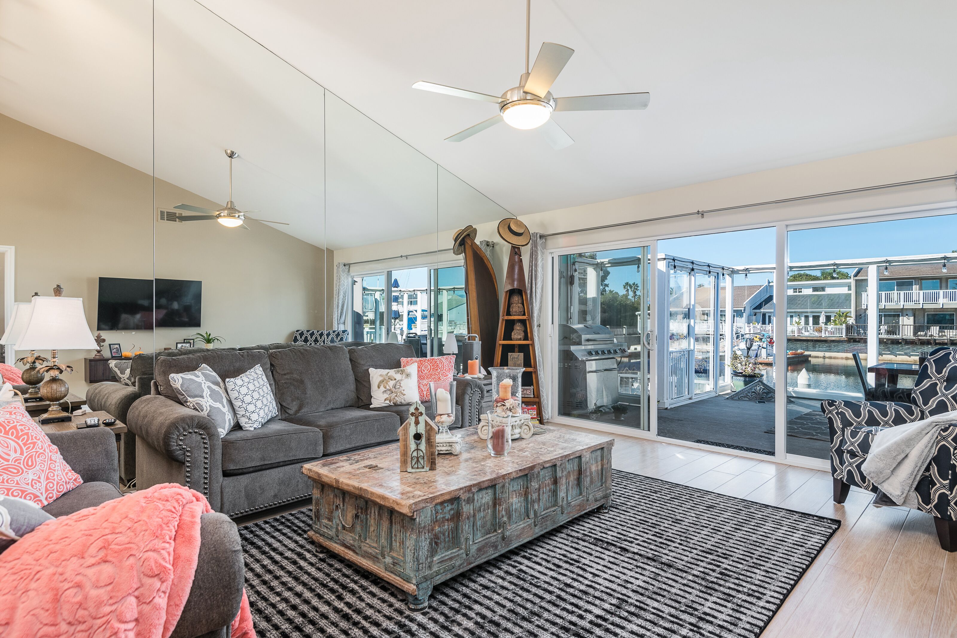 Water Front!  Upscale resort home on the water with boat dock!