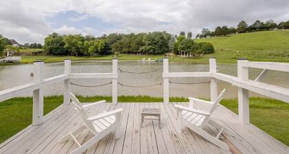 ★ Tinyhouse - Fishhouse meidän 2 hehtaarin Catfish Pond Sleeps 3 - Nauti maatilan glamping
