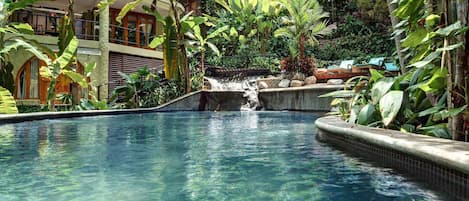 Indoor pool, outdoor pool