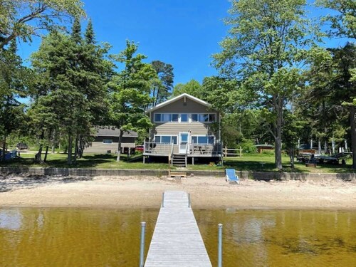 Large Beachside Lodge on AuTrain Lake