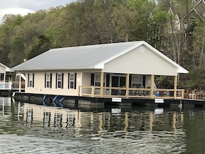 New handrails on the deck!