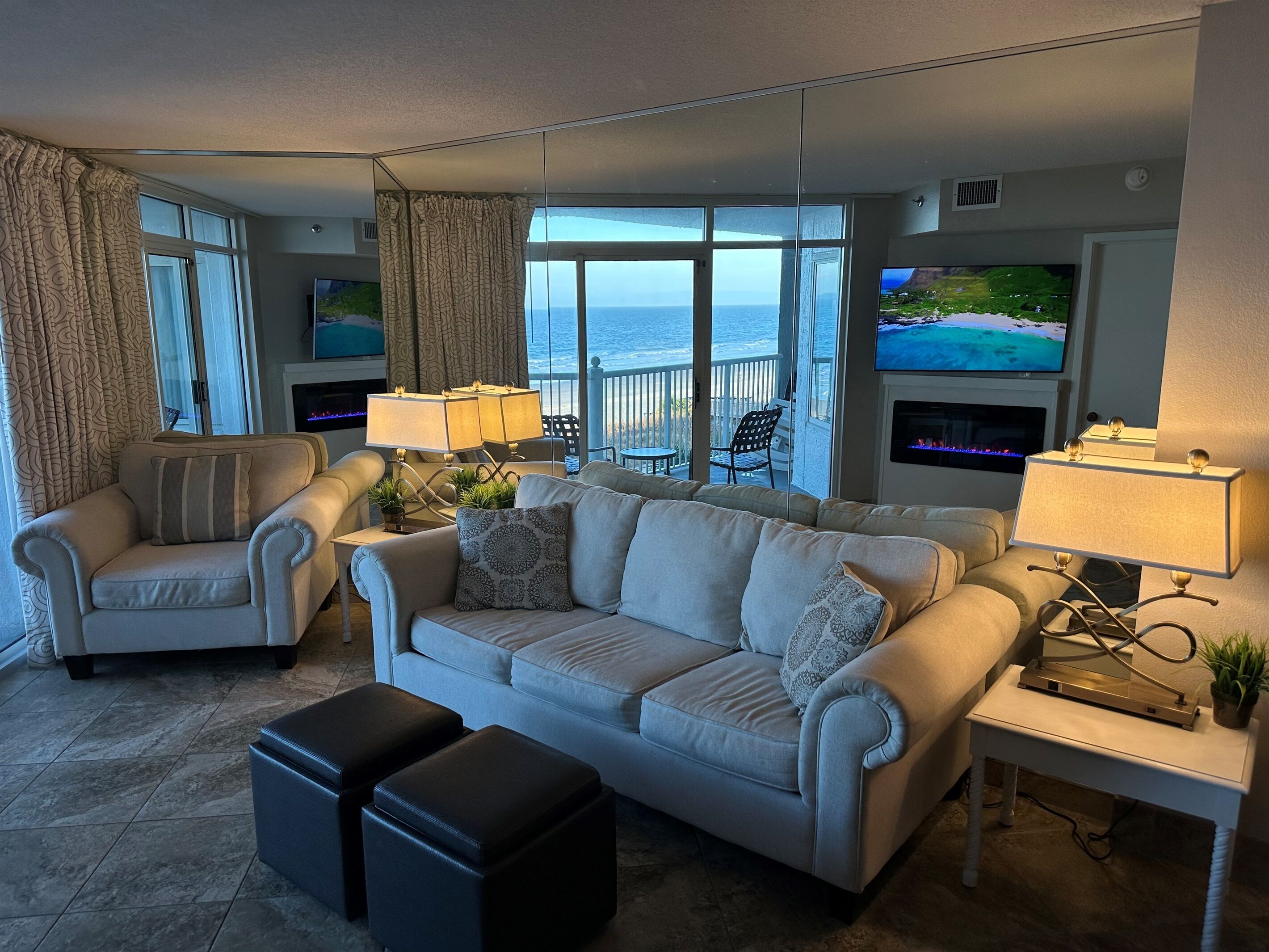 Televisión y reproductor de DVD 