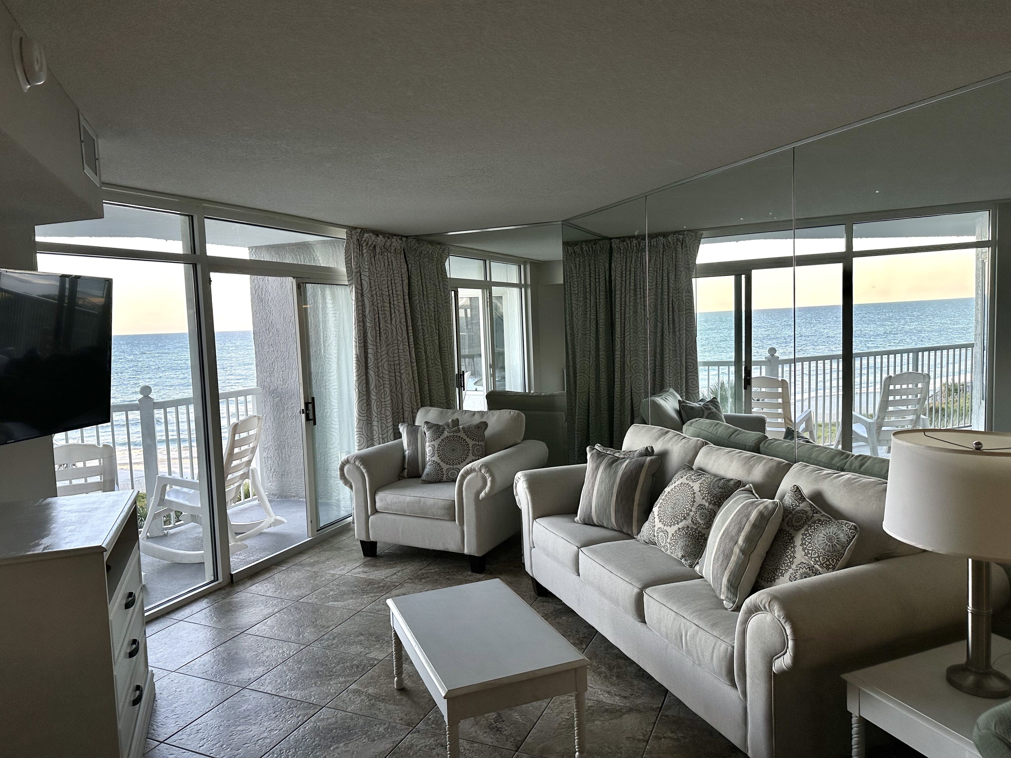 Seawatch Resort, Oceanfront 2 BR Condo with Large Balcony