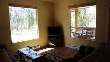 Télévision, lecteur de DVD, livres, vidéothÚque