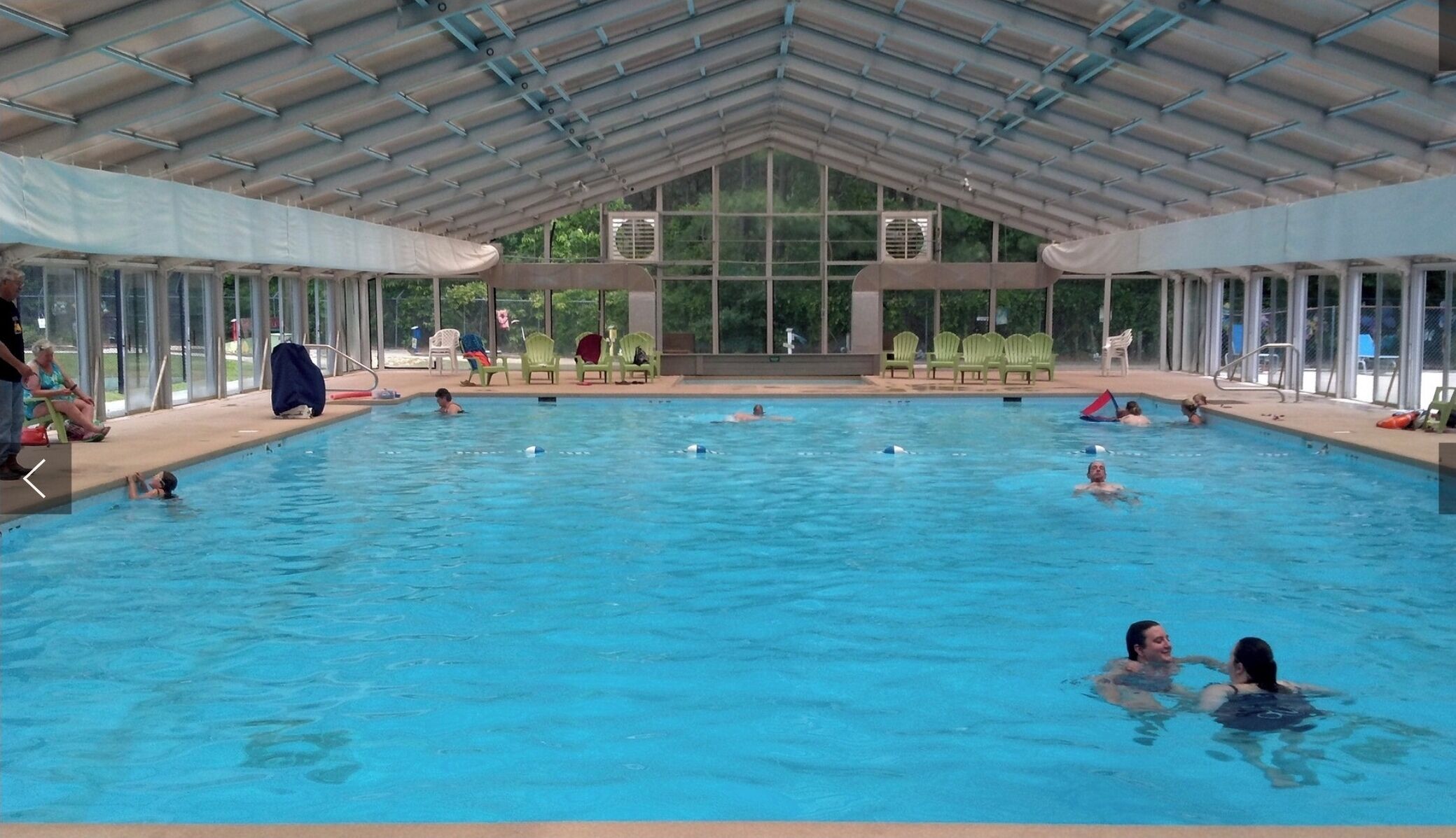 Indoor pool, outdoor pool