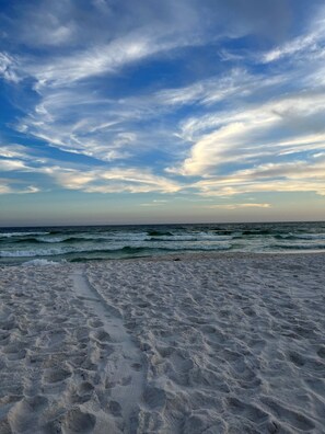 On the beach