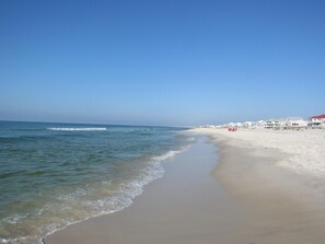 On the beach