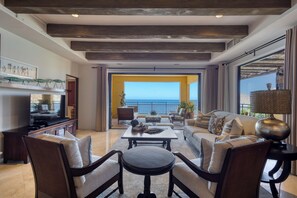 Smart TV, video games, DVD player, table football - Corner Unit, Building 4 Location! Beautifully Remodelled, Beachy Elegant Decor (Cabo San Lucas)