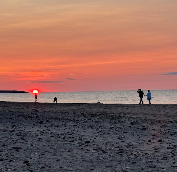 Liegestühle, Strandtücher