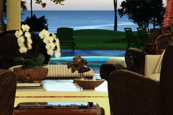 View of the ocean from the living room