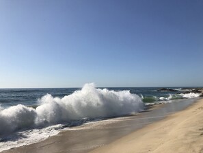 Beach nearby, beach towels