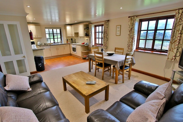 The open plan lounge / kitchen / dinner