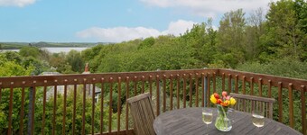 Schoopers is set amongst rolling green fields on the edge of the Camel Estuary.