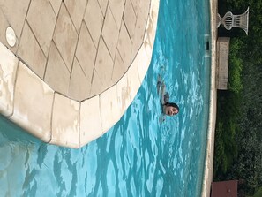 Outdoor pool - Small house barbecue pool (Foissac)