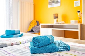 3 soverom, strykejern/-brett, wi-fi og sengetøy