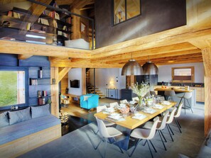 Fernseher, Kamin