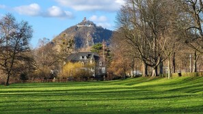 Stroll through the serene park, surrounded by lush greenery and historic architecture.