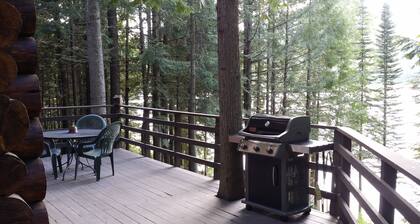 Montana log cabin get away next to Glacier National Park