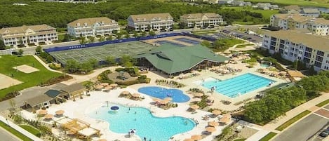 Indoor pool, a heated pool