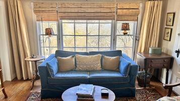 Smart TV, DVD player, books, stereo