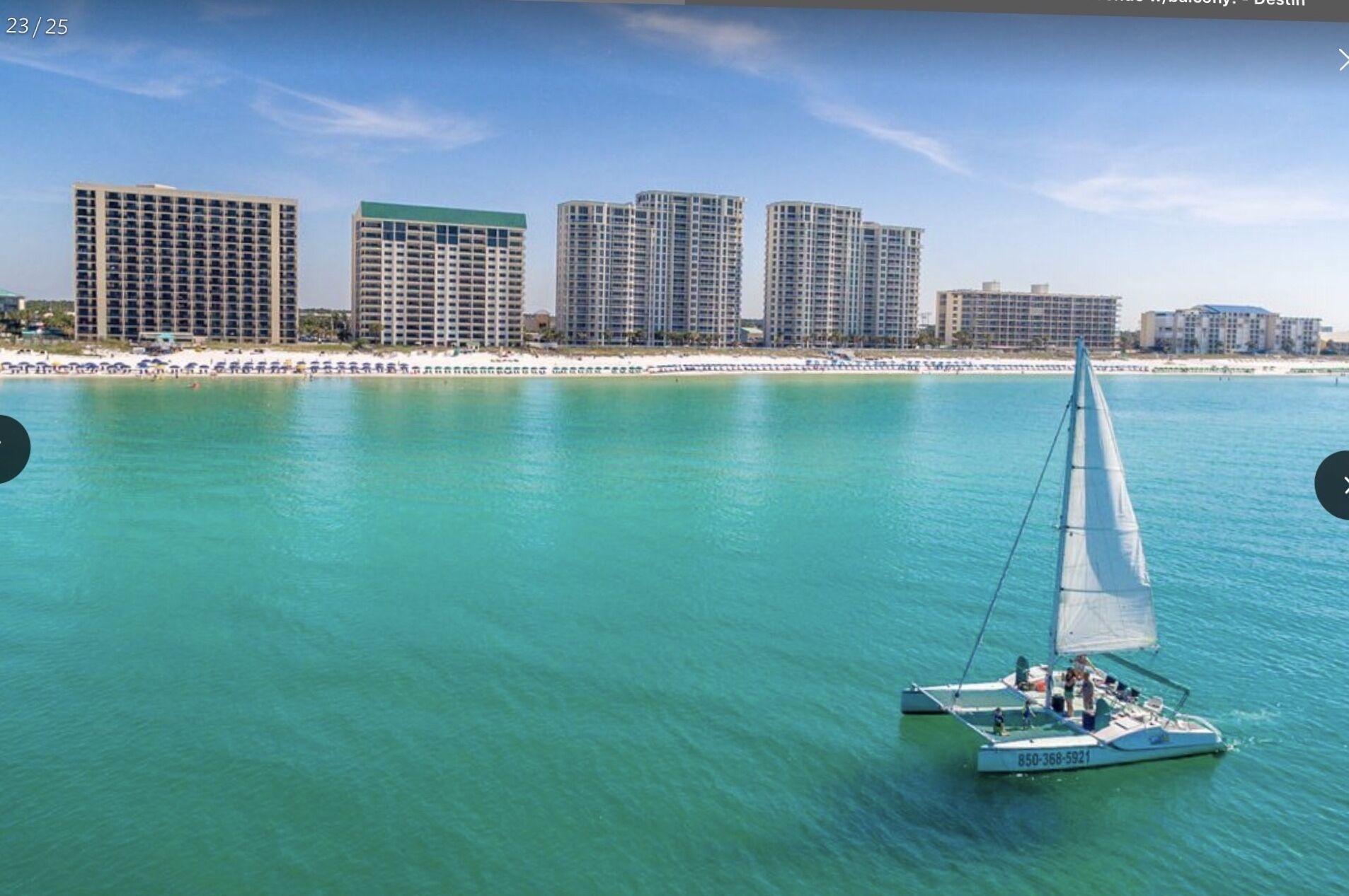 Beautiful ocean water of the Gulf of Mexico 