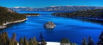 West Lake Tahoe Chalet, 3 bd / 2bth, Senderismo, ciclismo, esquí, trineo, para 8 personas.