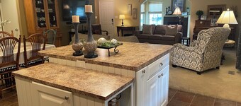 Comfy and Spacious home for your get away!  Small town charm!!