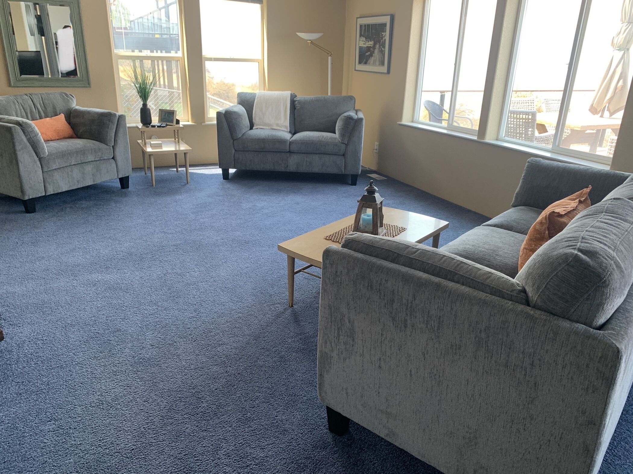 7 Bays home on Lake Roosevelt with great views and easy beach access.