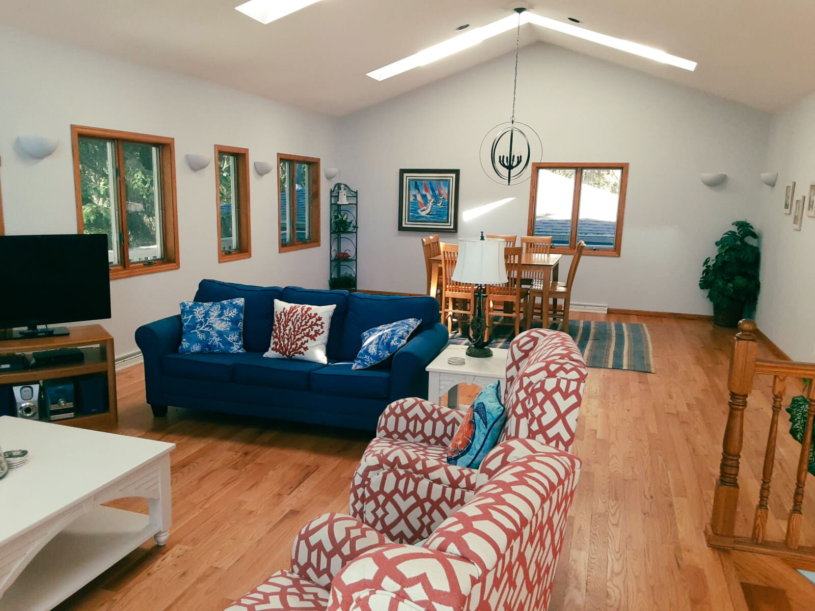 Right on a large sandy Lake Michigan beach bordering a beautiful state park !