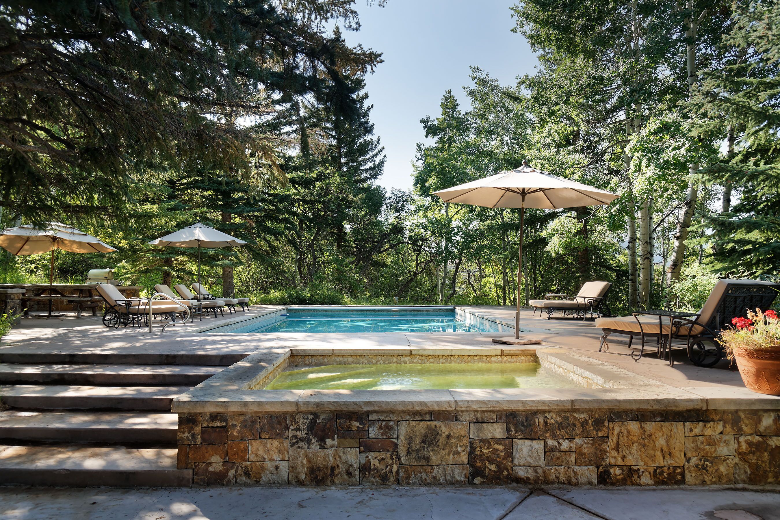 Relax and Unwind at the Stunning Aspen Oasis with 180’ views