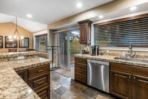 Fridge, microwave, oven, stovetop - Across the Street from Lift -- Amazing Canyons/Park City Townhome! (Park City)