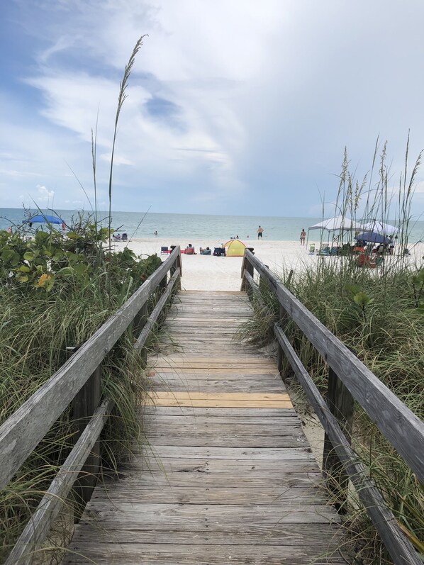 Sun loungers, beach towels