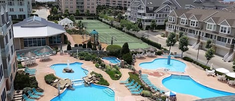 Indoor pool, a heated pool