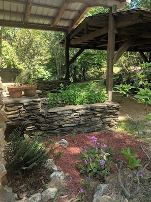 Property grounds - Tuscan Villa: Sauna ColdPlunge BrideSalon Fireplace Firepit DahlonegaWine (Dawsonville)