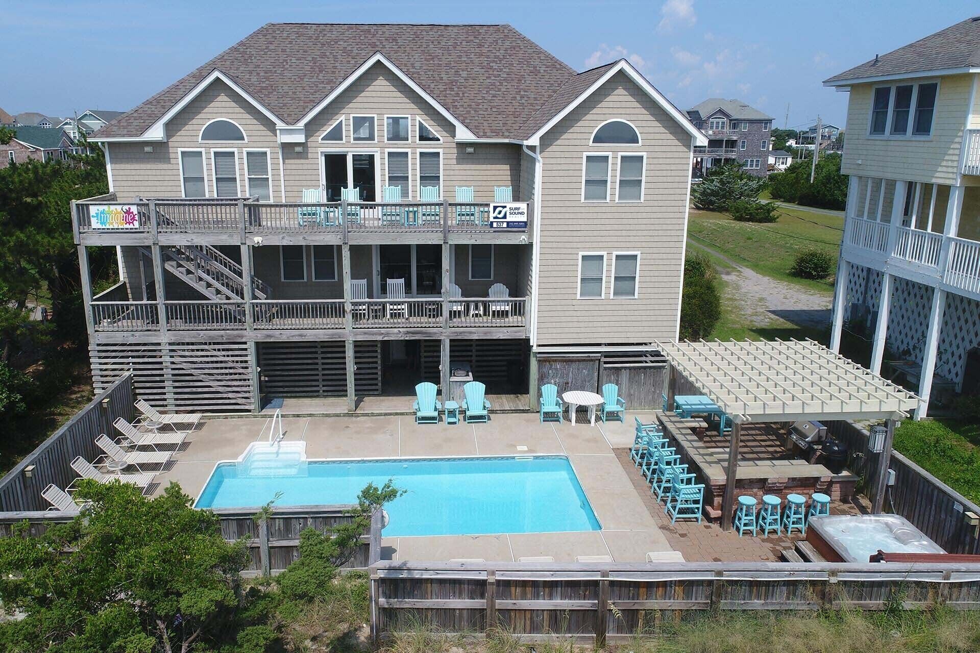 Premier Oceanfront Home w/ Pool, Hot Tub, Game Room, Dog-Friendly