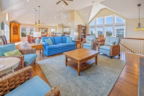 TV, DVD player, table football, books