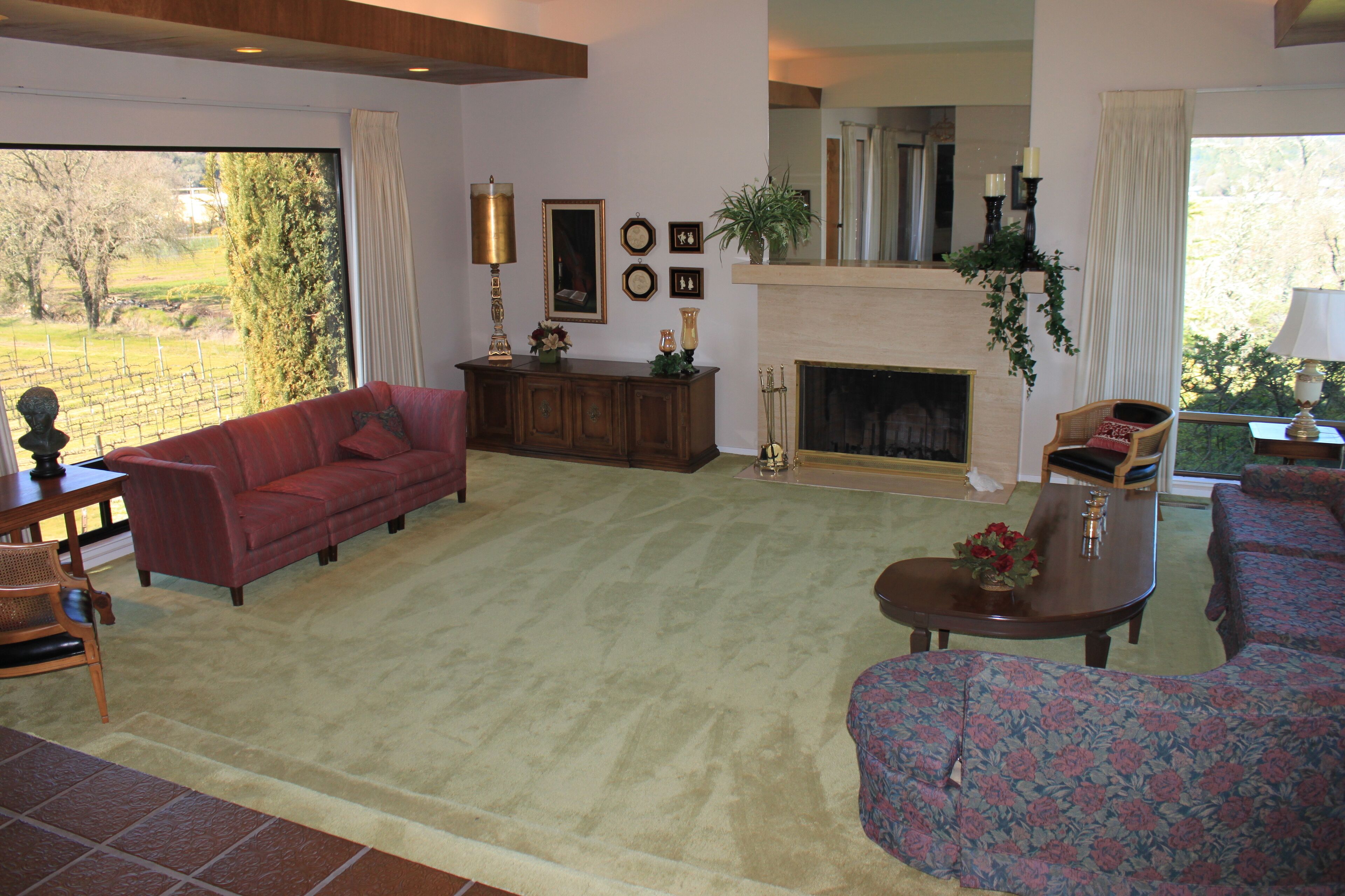 Large wine country house on private vineyard